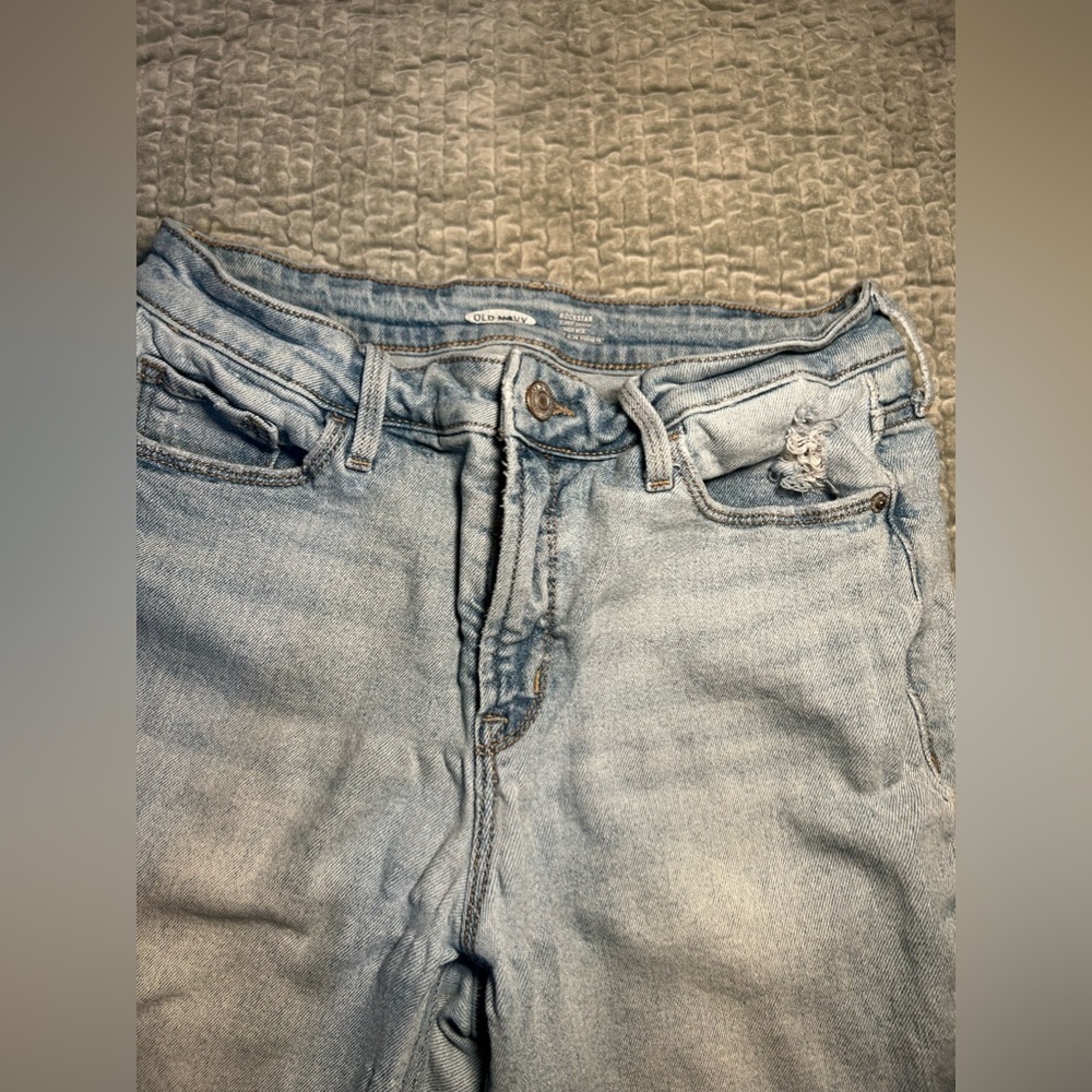 Old Navy ROCKSTAR Super Skinny High Rise, Size 8 - Picture 6 of 7